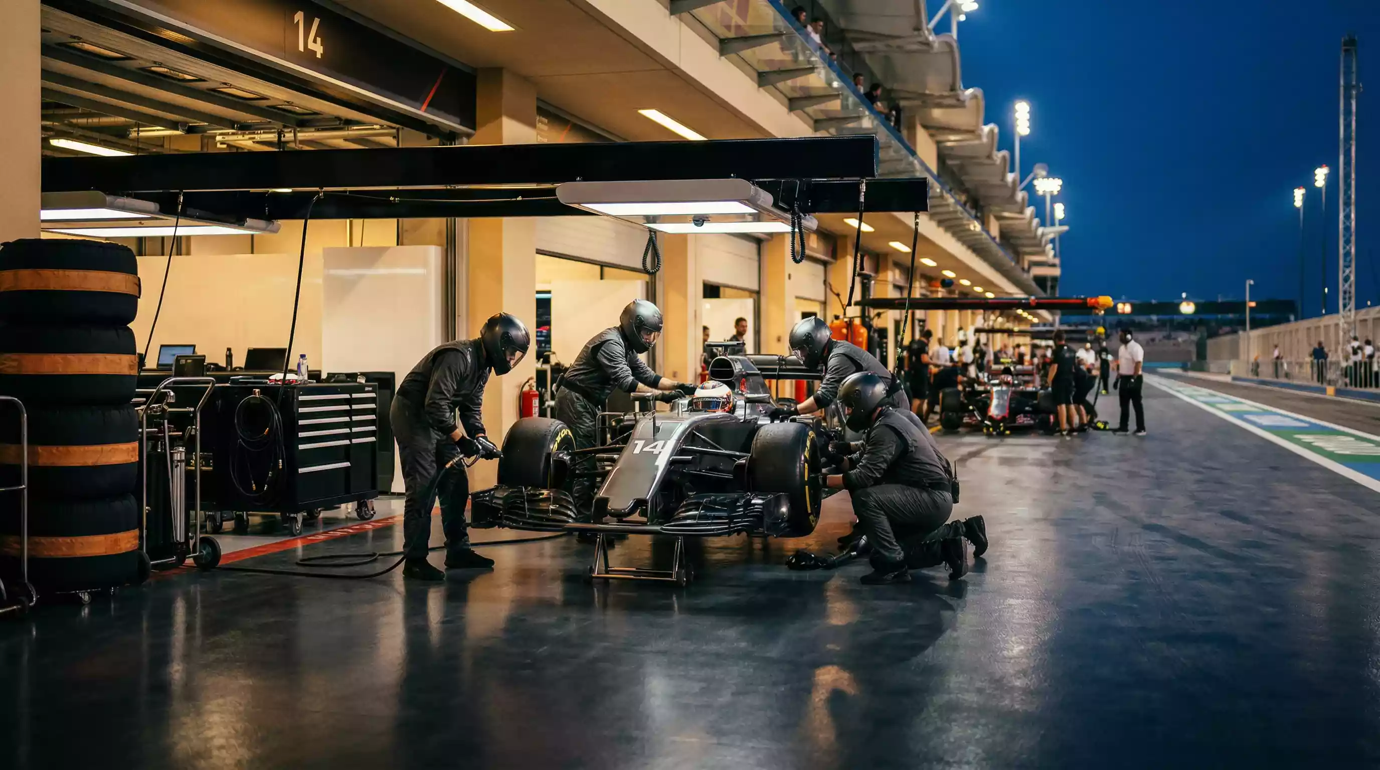 Formel 1 Buchmacher Vergleich mit Rennstrecke und Boxengasse