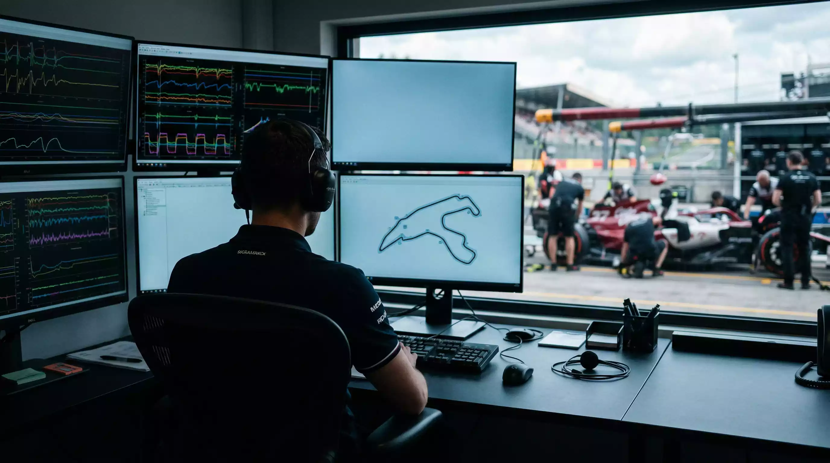 Formel 1 Wettstrategie mit Datenanalyse und F1-Boxencrew