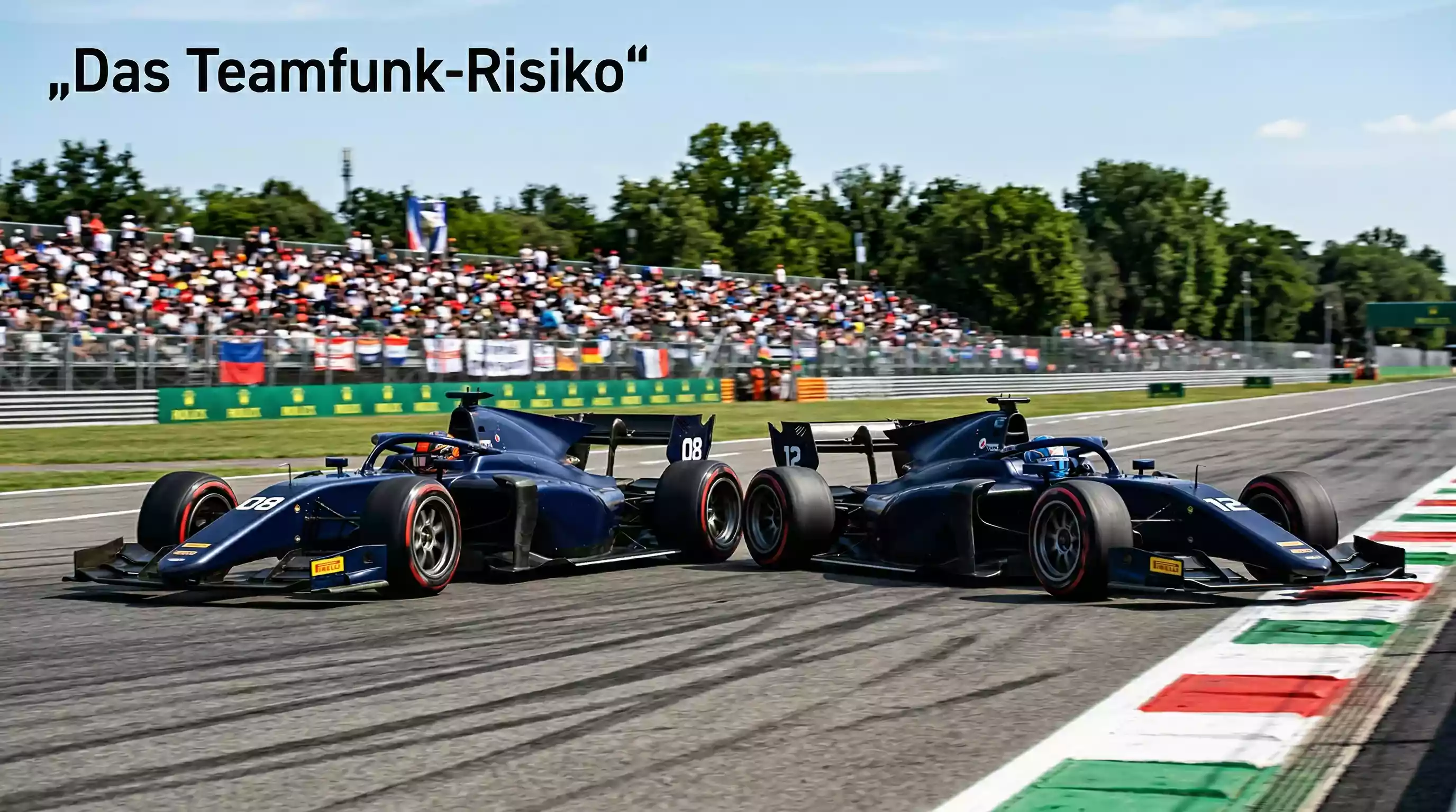 Formel-1-Bolide lässt seinen Teamkollegen auf einer Geraden vorbeiziehen – Stallorder-Szene